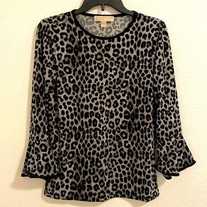 Michael Kors Animal Print Top